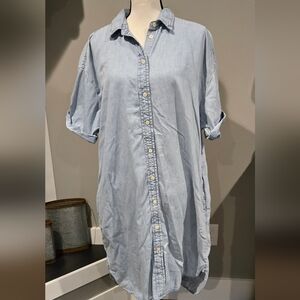 Euc Large Gap Denim tunic. Short sleeve, has pockets!